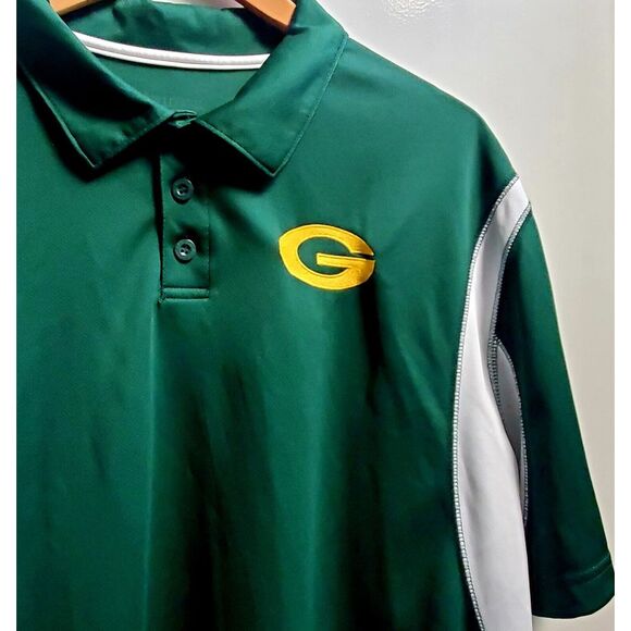 Holloway Green Bay Packers Football Men's Adult XL Polo Shirt Embroidered Logo - Picture 7 of 11